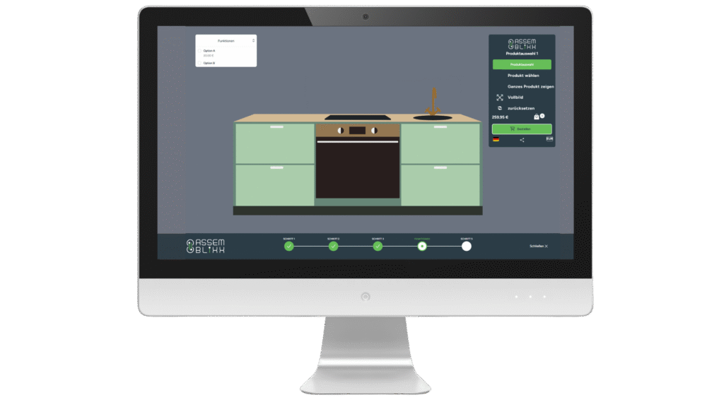 Assemblixx Konfigurator Küchenelemente